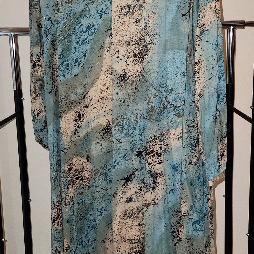 IONA Multi-Color Long Sleeve Duster - Picture 3 of 5